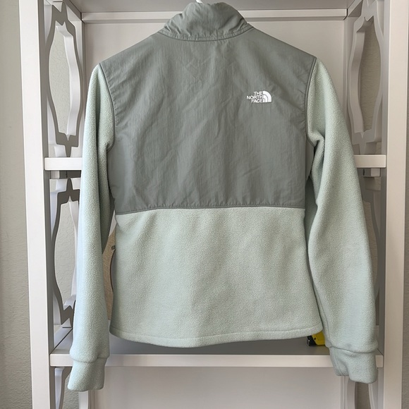 The North Face Denali Women’s Fleece Full Zip Jacket Coat Minty Green Size M - Picture 2 of 10